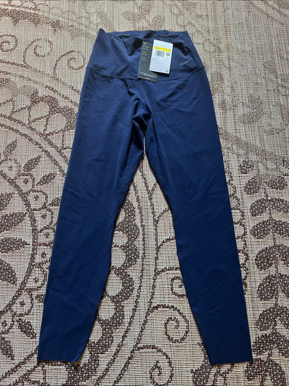 Nike Dark Blue Sculpt High-Rise Leggings